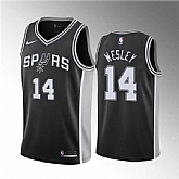 San Antonio Spurs #14 Blake Wesley Black Association Edition Stitched Jersey Dzhi,baseball caps,new era cap wholesale,wholesale hats